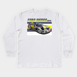 GrA Ford Sierra RS Cosworth Kids Long Sleeve T-Shirt